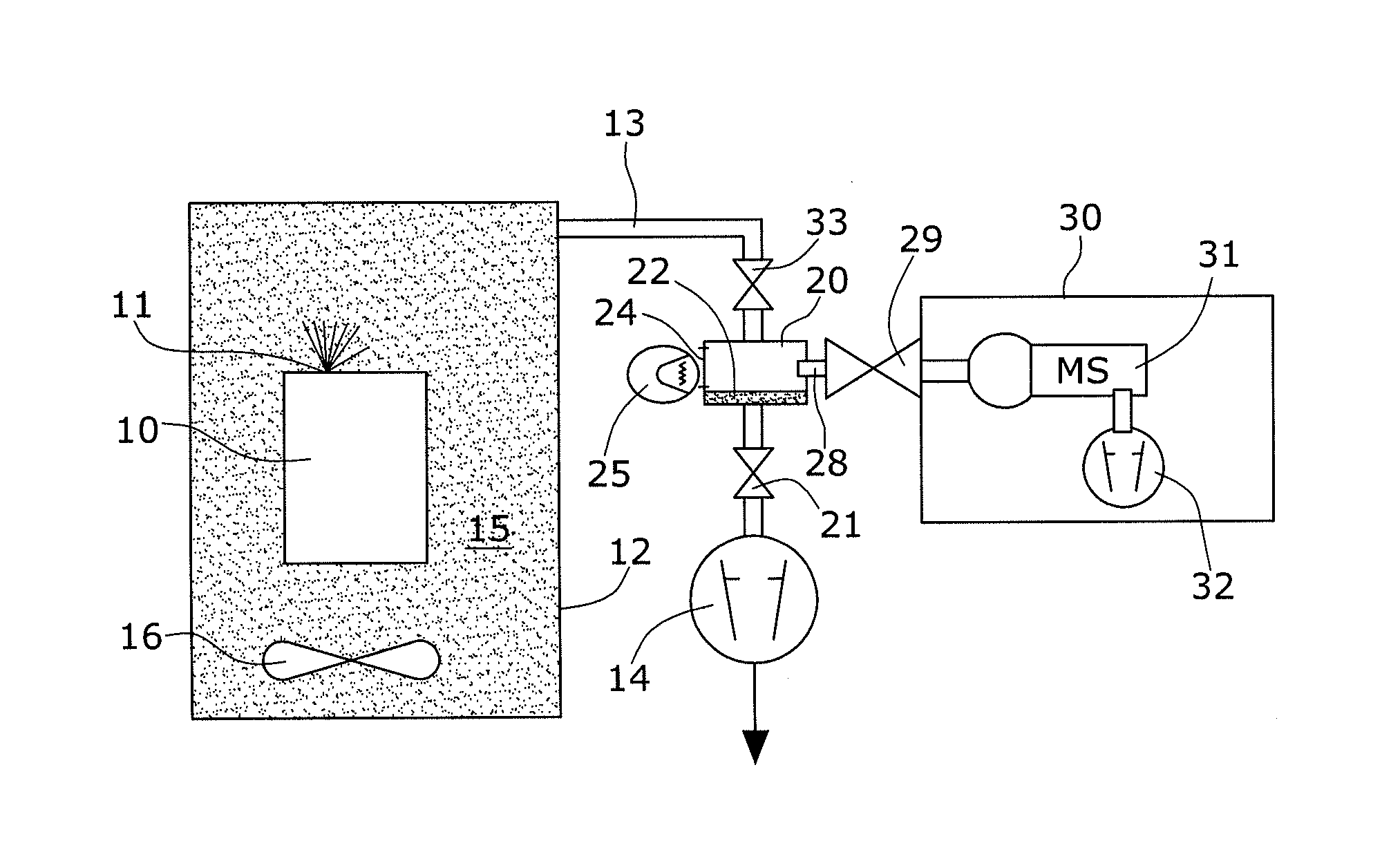 Method and device for determining leakage