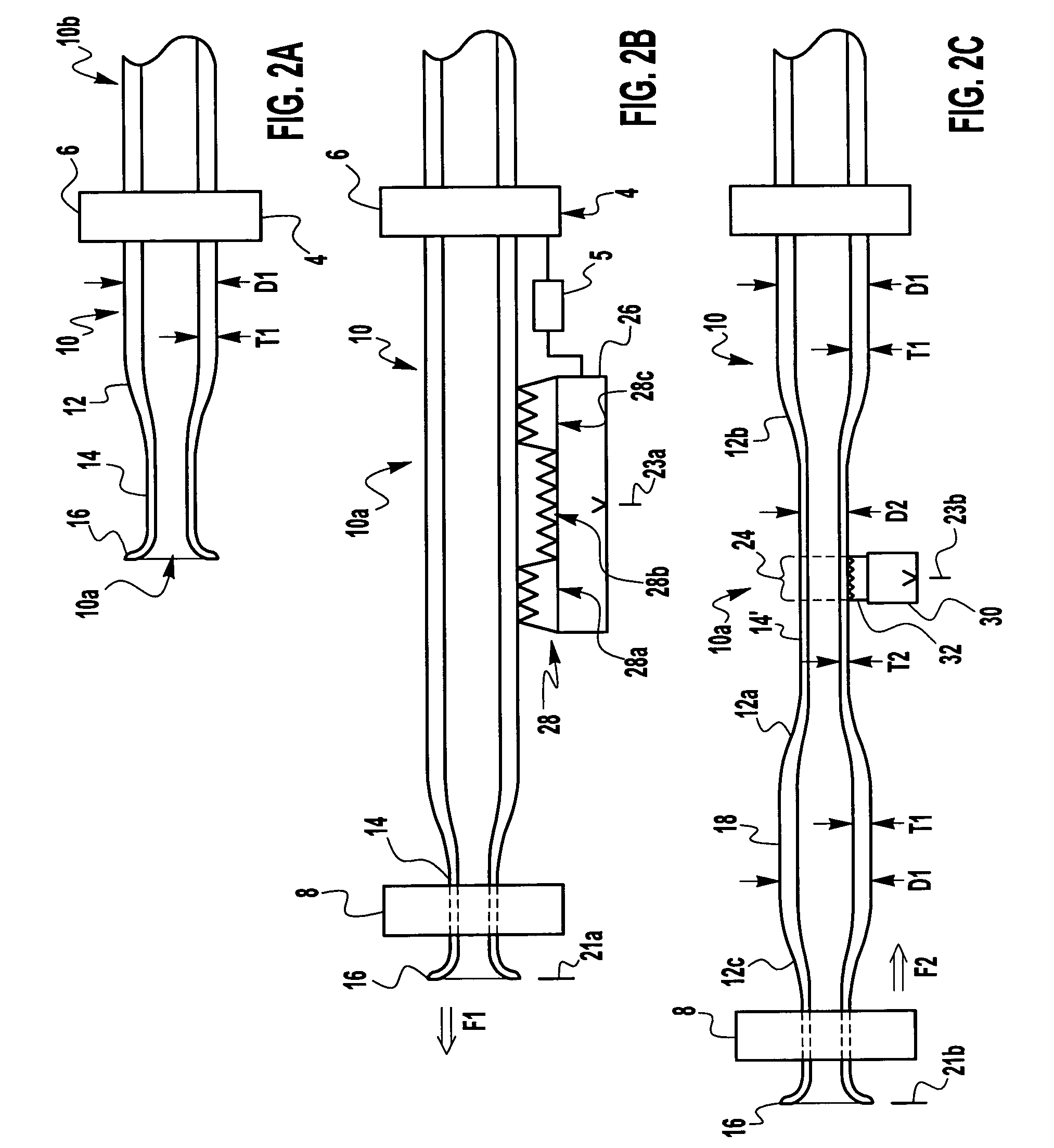 One piece foliated leads for sealing in light sources