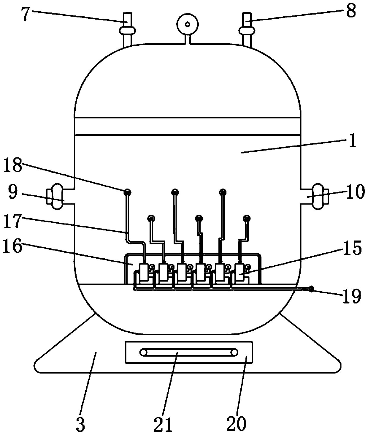 Polypeptide concentrate steam drying machine