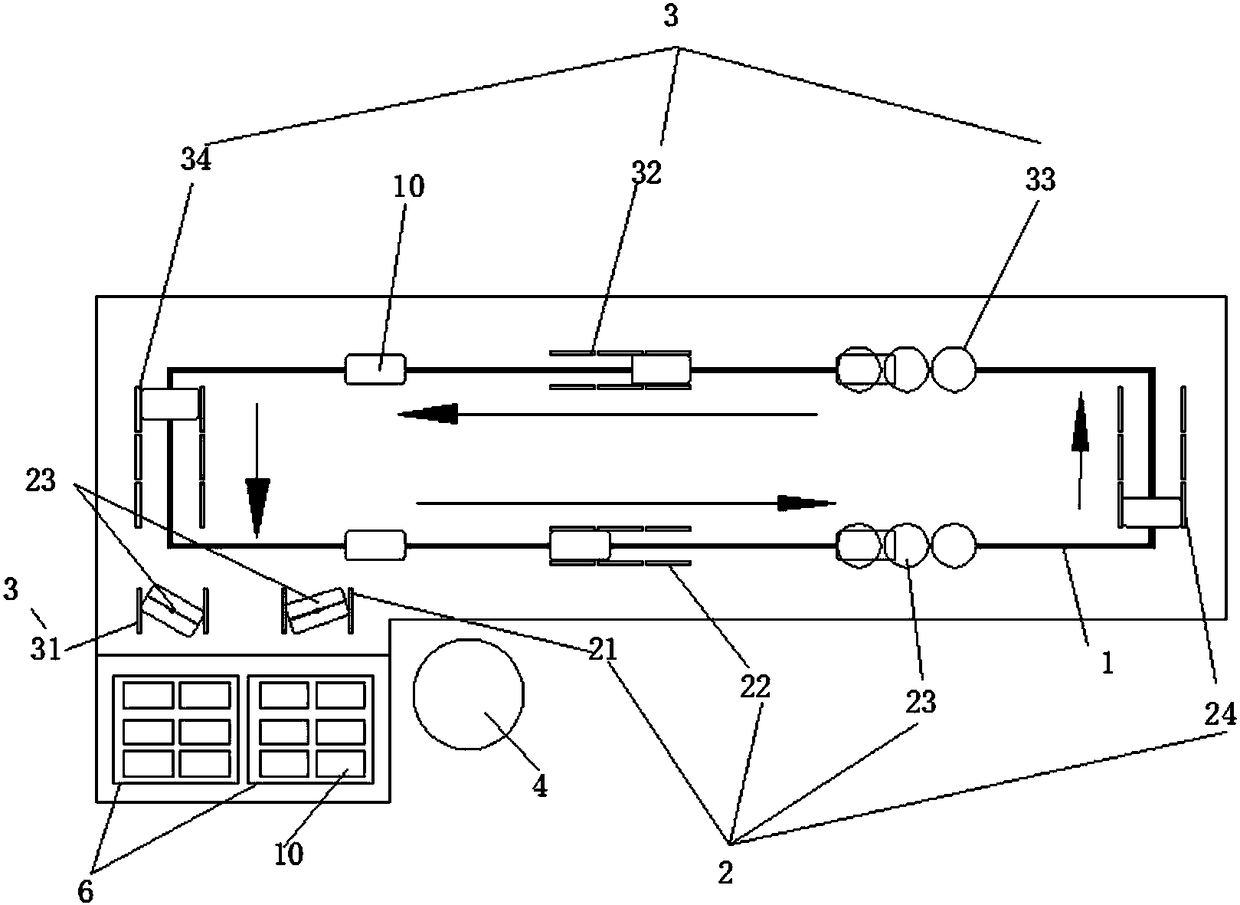 A fully automatic metal mobile phone case polishing line