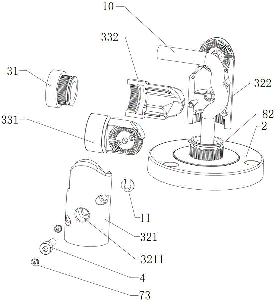 Wanxiang bracket and camera with the universal stent