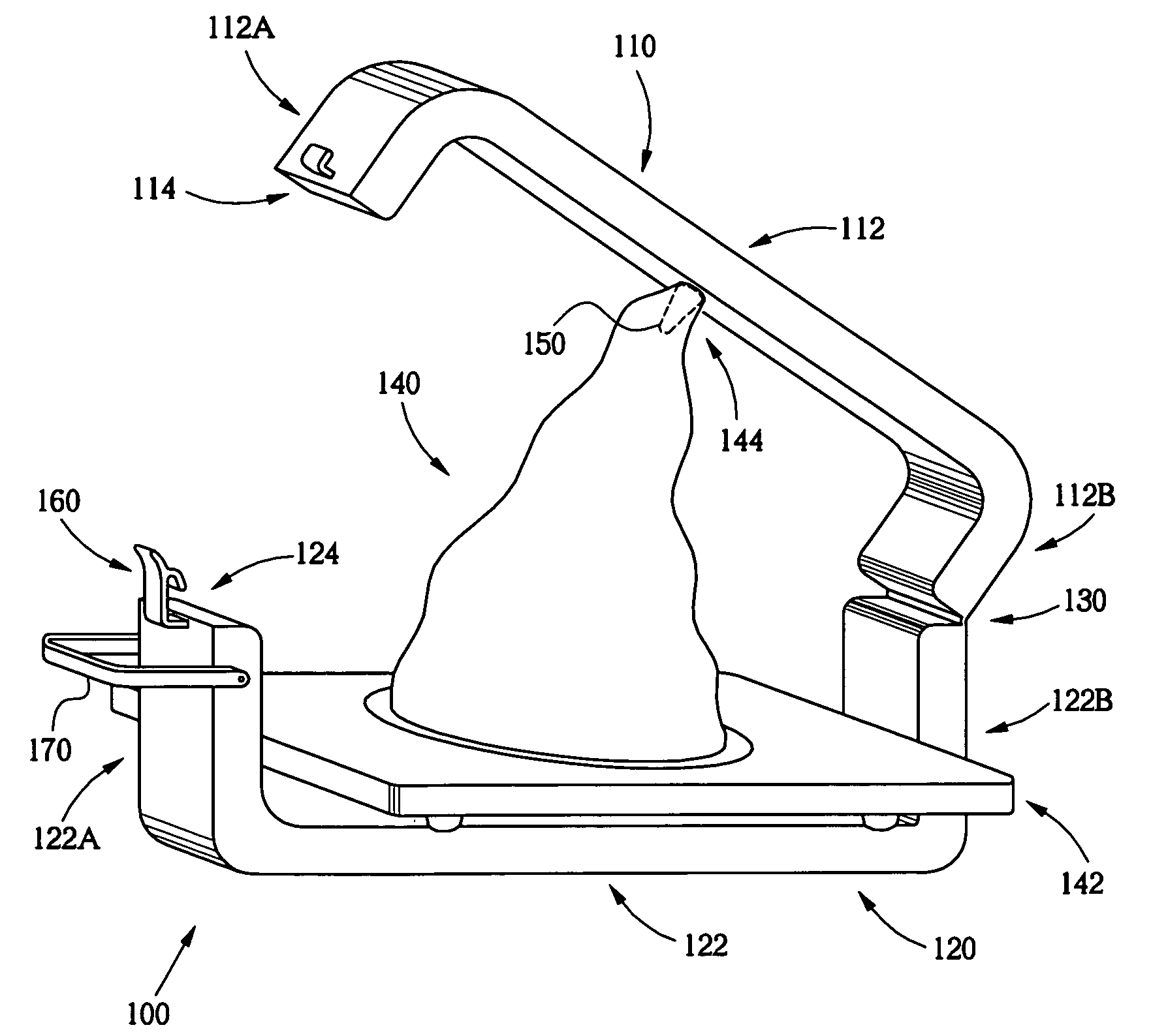 Safety cone holder device