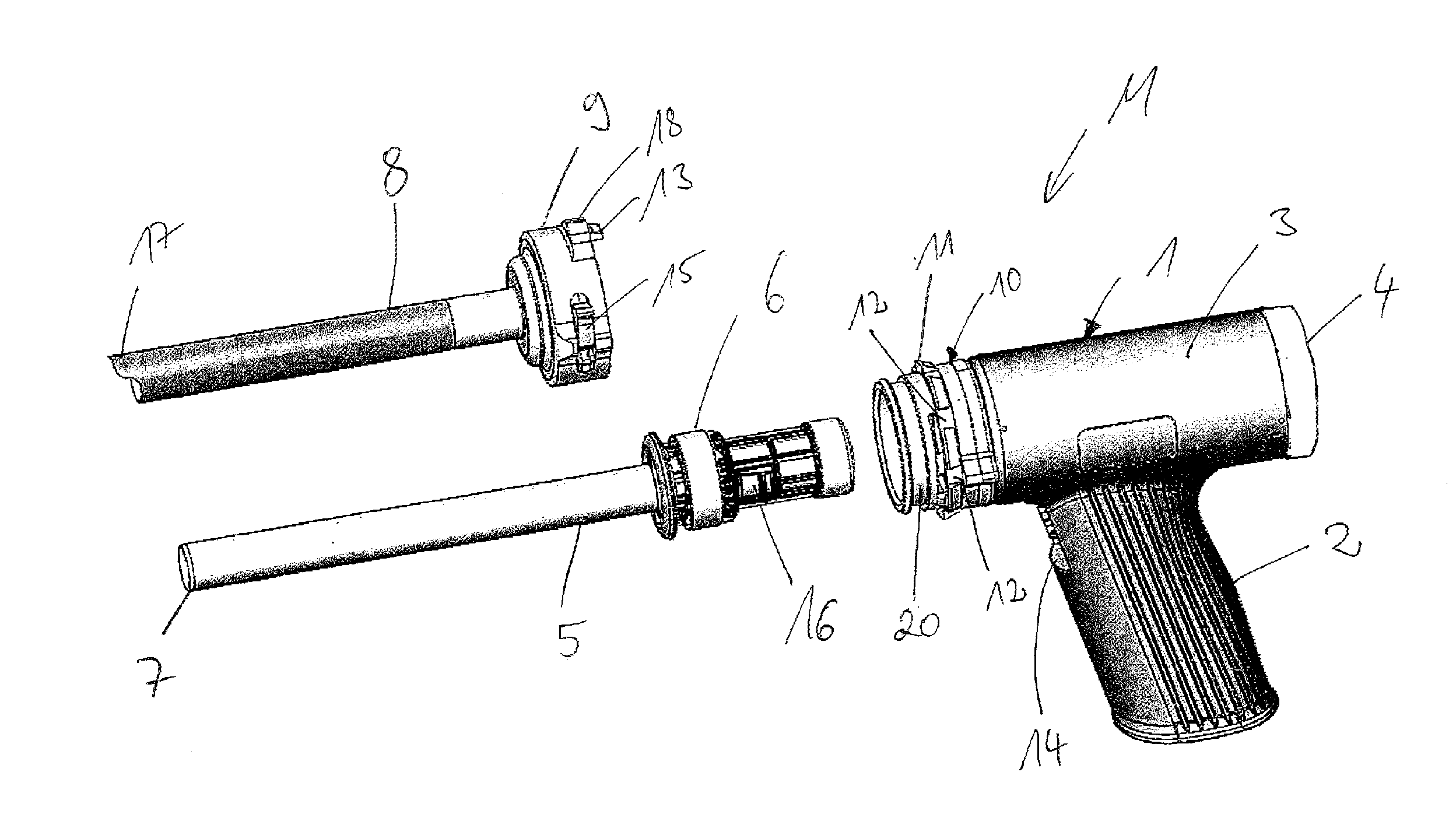 Connection for a morcellator