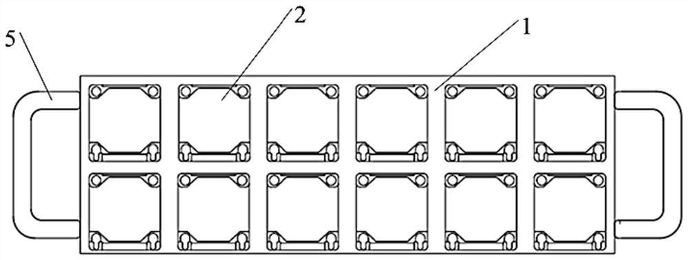 Fan module device convenient to mount and dismount and dismounting method