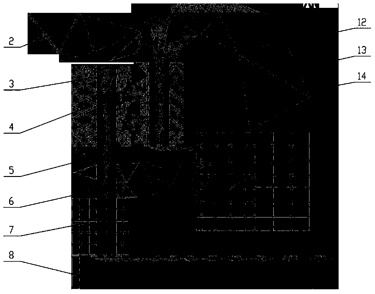 Calculation method of ultimate strength and fatigue strength of wind turbine yaw bearing connection bolts