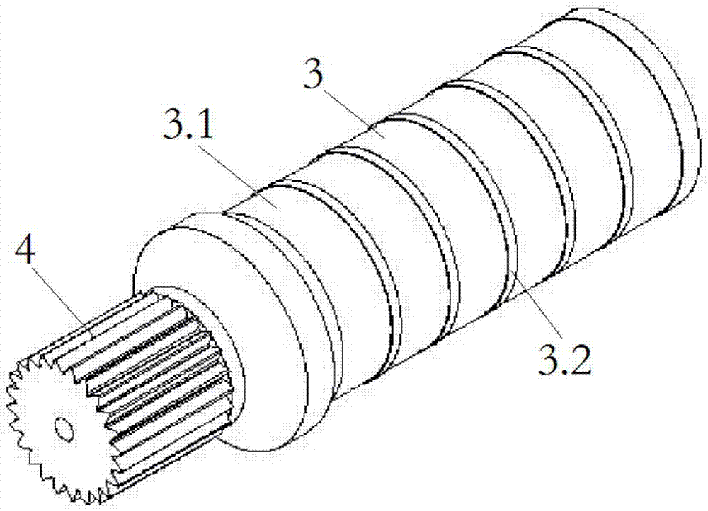 Formula car carbon fiber half shaft bearing large torque and preparation method thereof