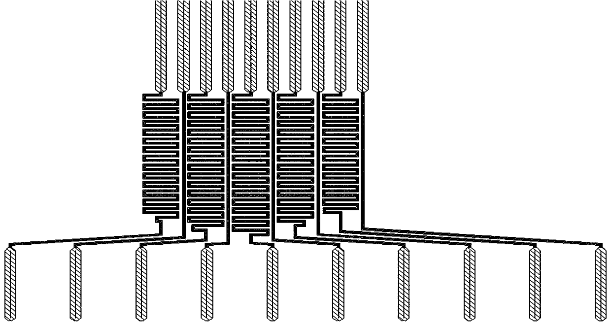 A method for equal-resistance wiring between parity and even phases between parallel ports