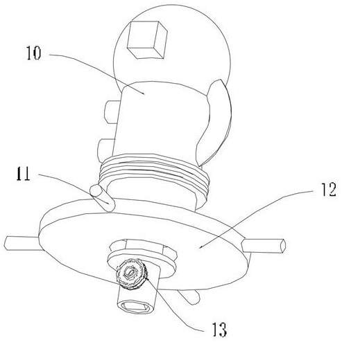 Linear light-weight pressure-regulating weak polishing device for photo-induced deformation titanium alloy kettle