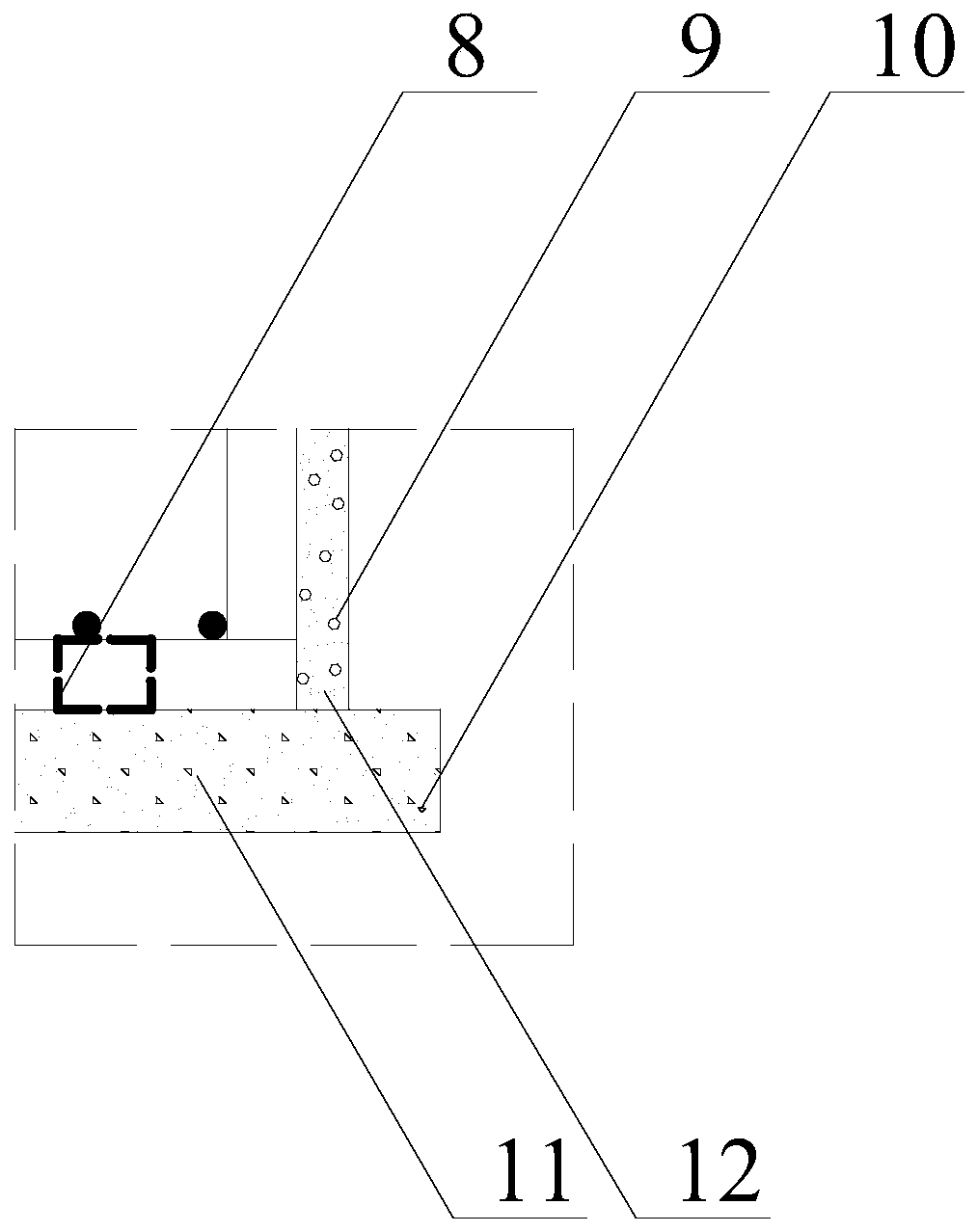 A saline-alkali soil anticorrosion foundation with enamel protection layer and its preparation method