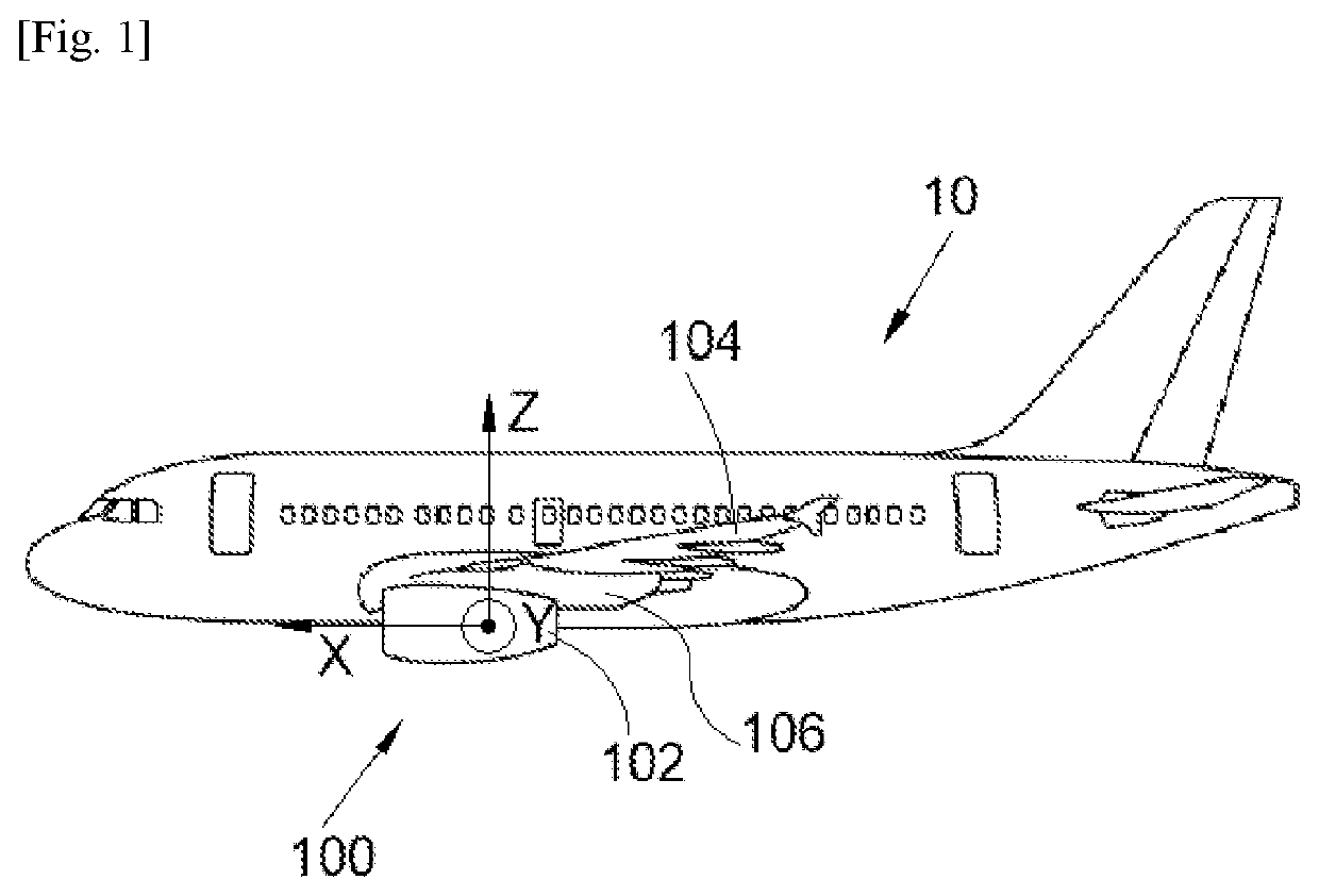 Engine pylon for coupling a jet engine to a wing of an aircraft