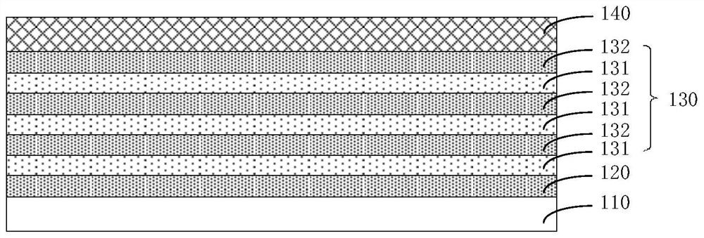 Gate tube with superlattice-like structure and preparation method thereof