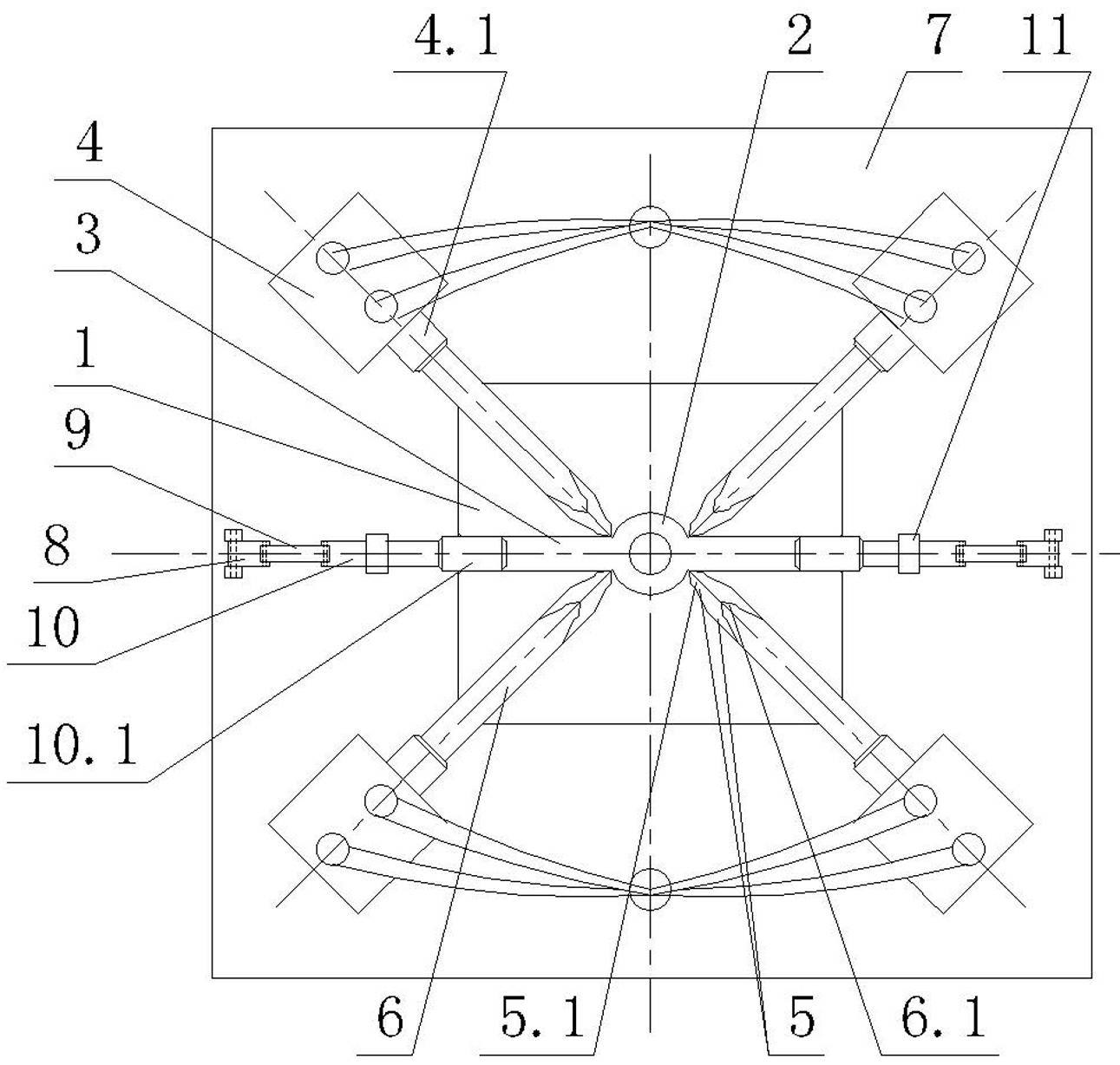 Tool set for fixing cylinders and columns