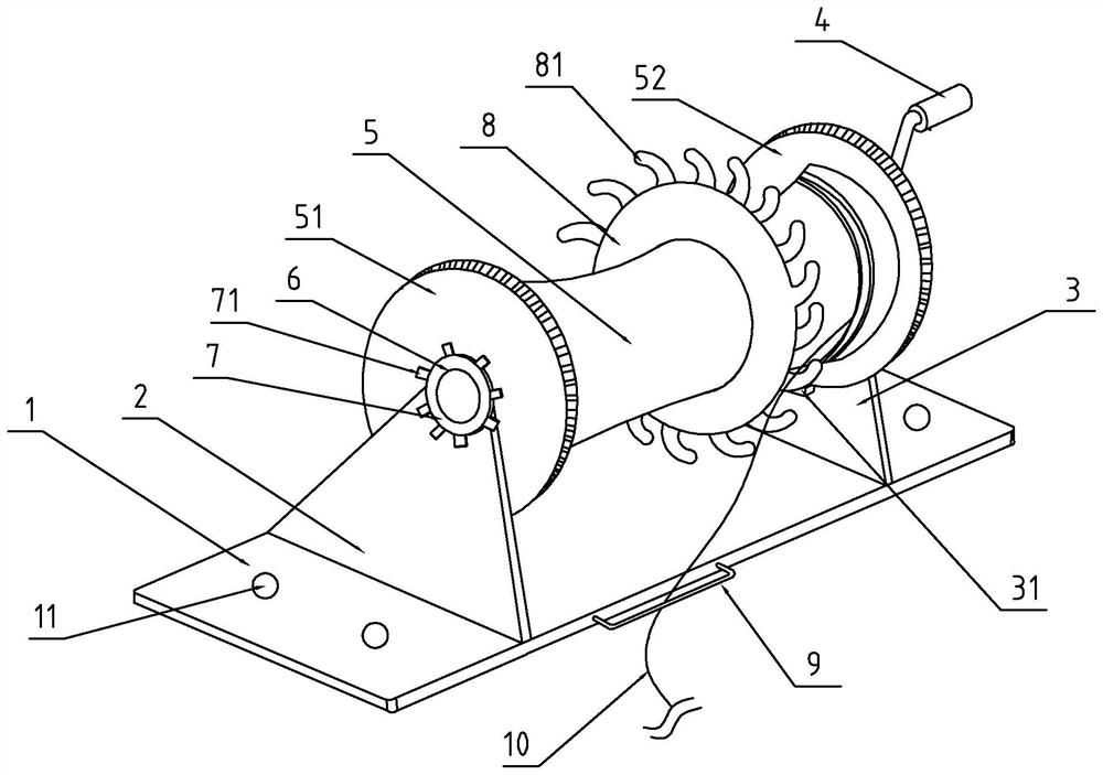 Multifunctional traction device for minimally invasive treatment on gastrointestinal tumors