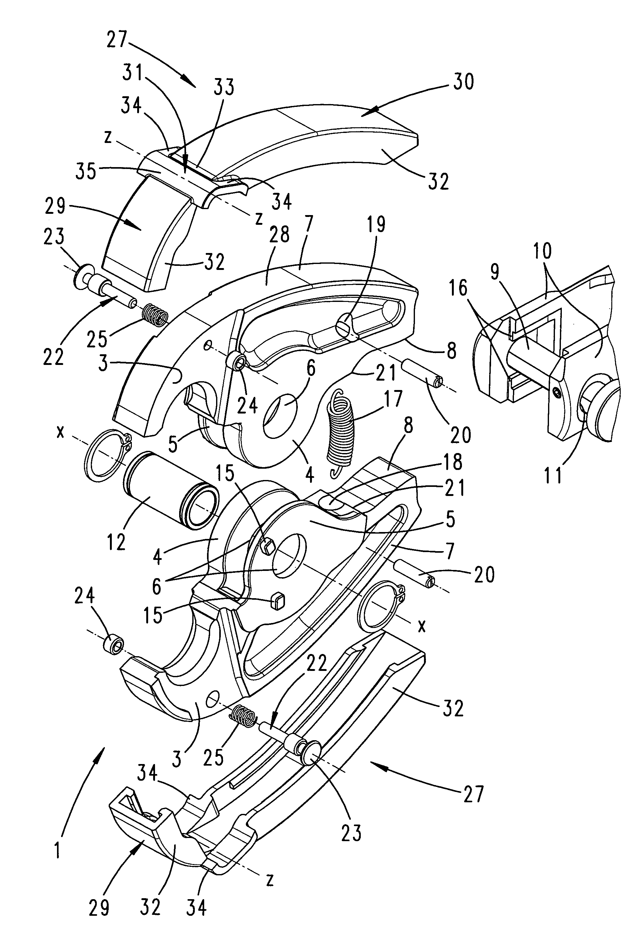 Pair of pressing jaws for hydraulic or electric pressing tools, and insulating covering for a pressing jaw