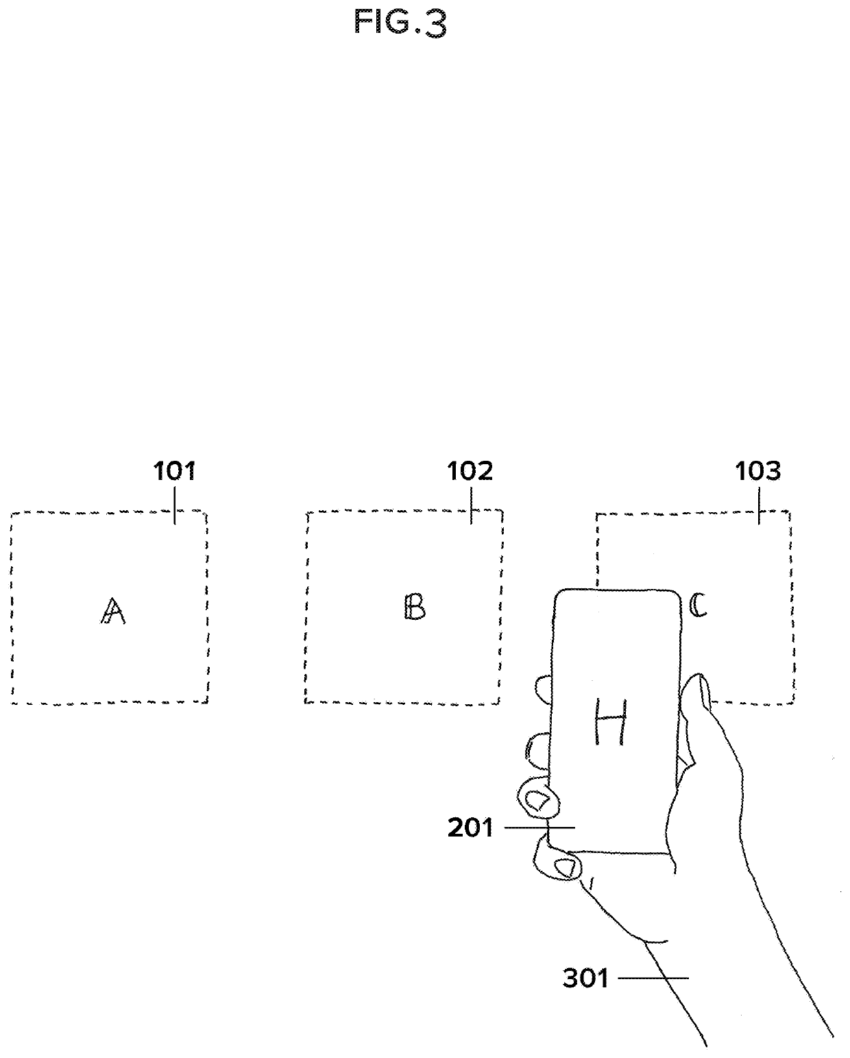 Physically Navigating a Digital Space Using a Portable Electronic Device