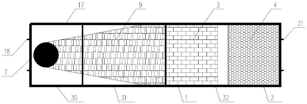 Simulated remediation system and method for underground water containing 1, 2-dichloroethane and sulfate