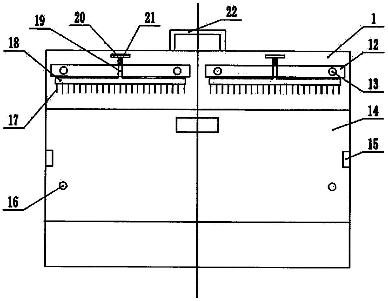 Disinfection device for acupuncture needles