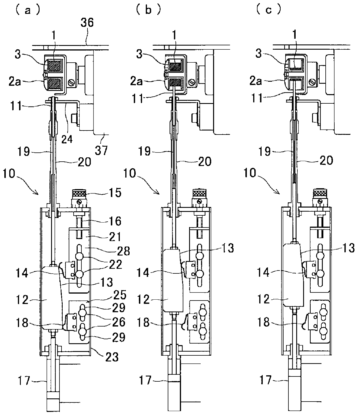 Bottom line detection device