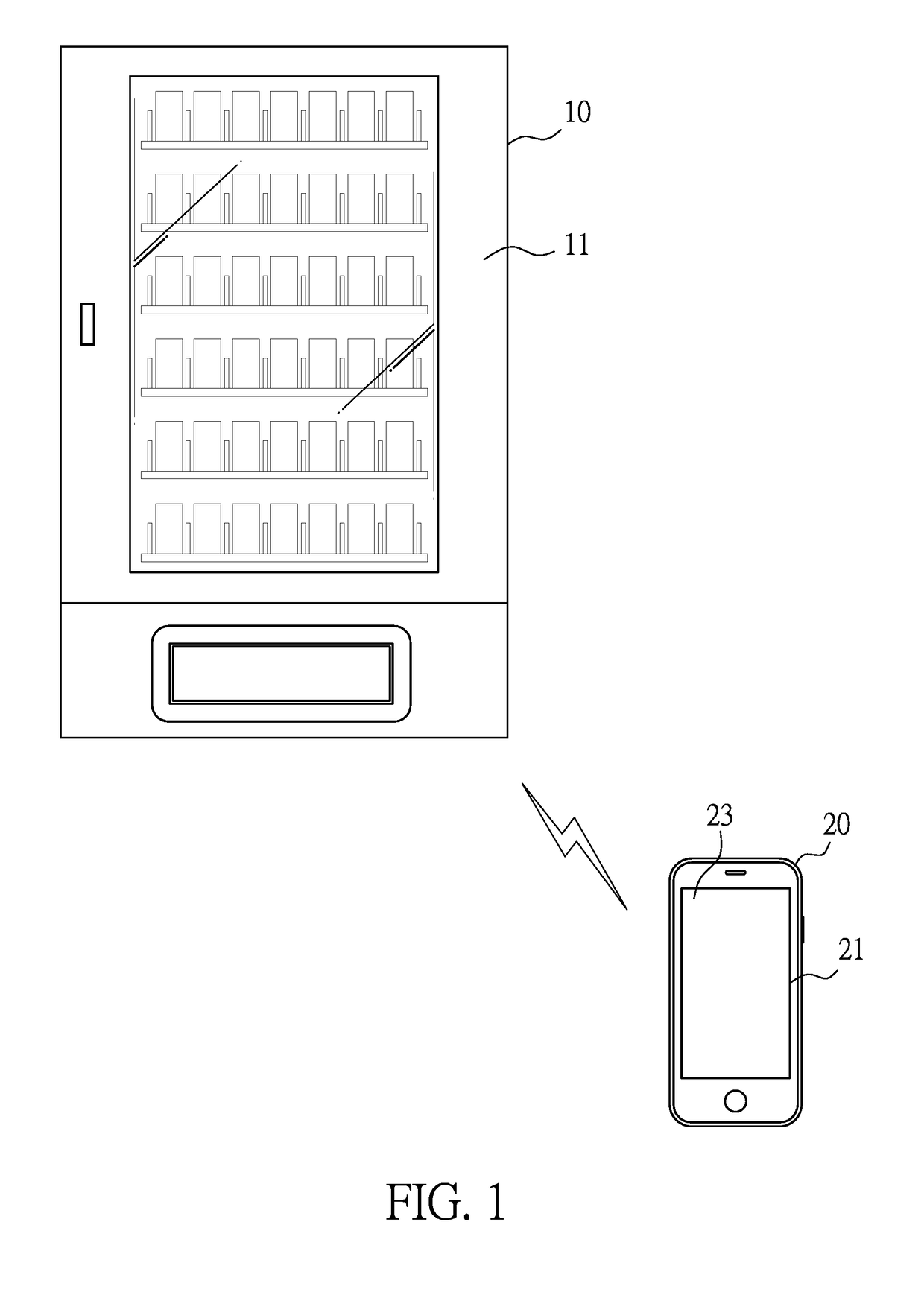 Method for operating a beacon-based vending system