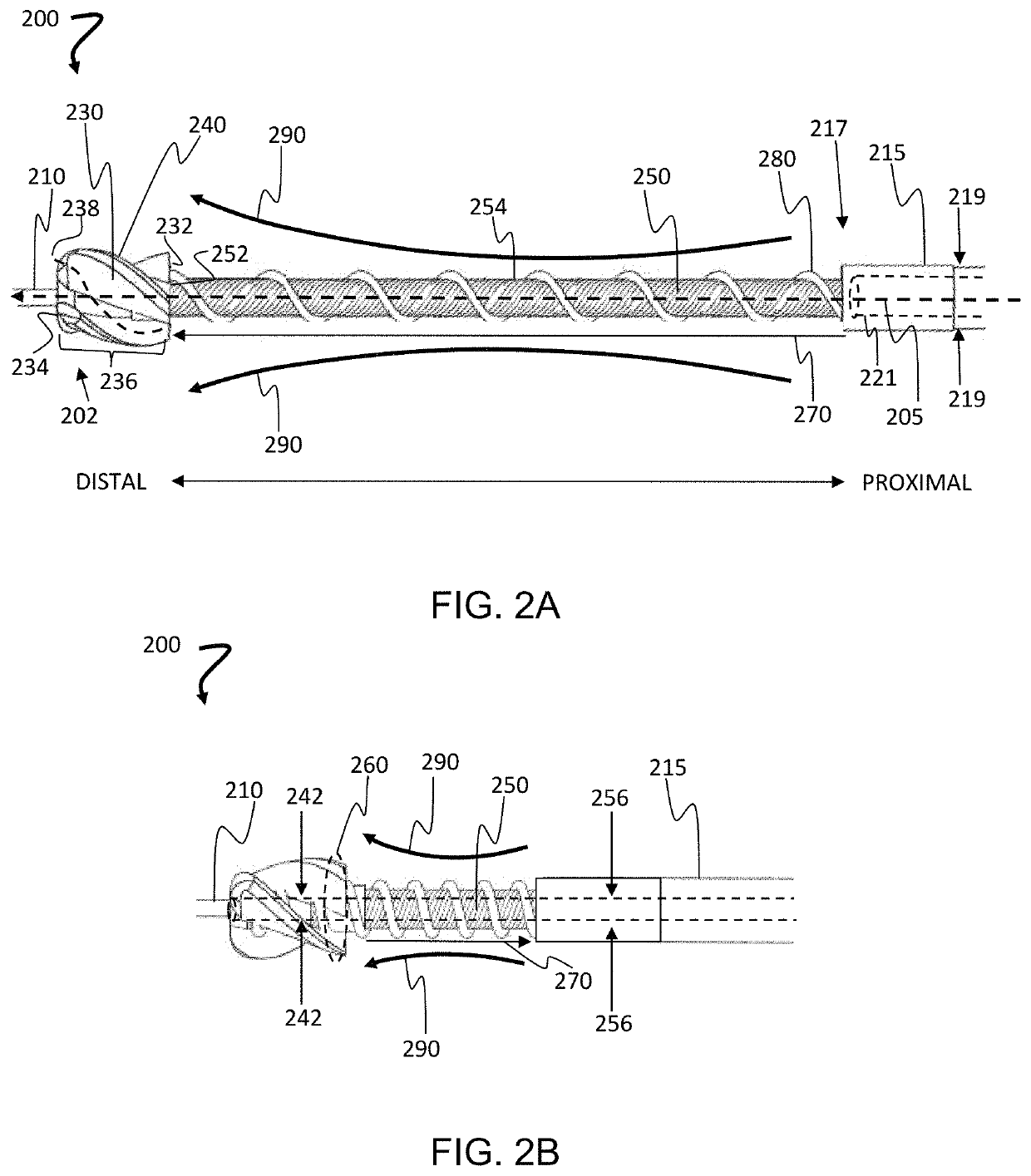 Atherectomy devices that are self-driving with controlled deflection