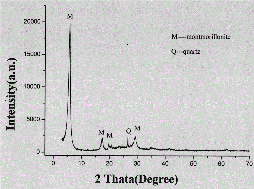 Novel technique for preparing high-purity montmorillonite by deeply purifying bentonite