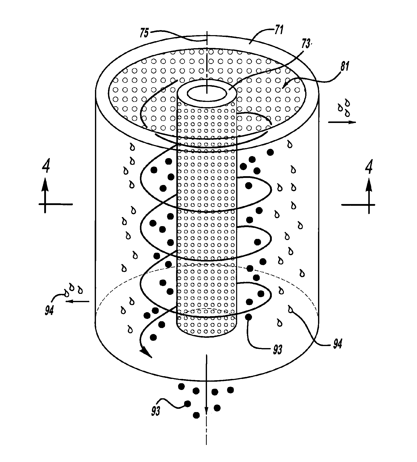 Water and oil separation system