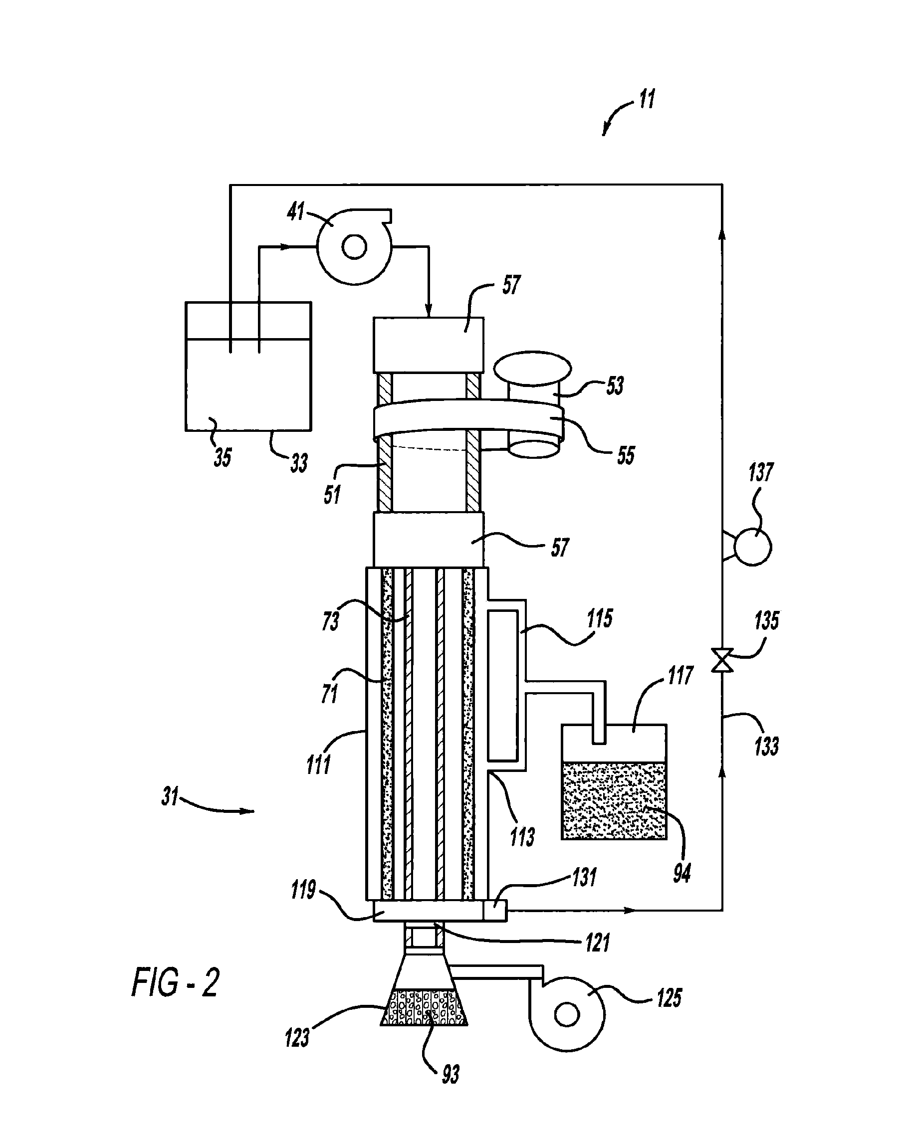 Water and oil separation system