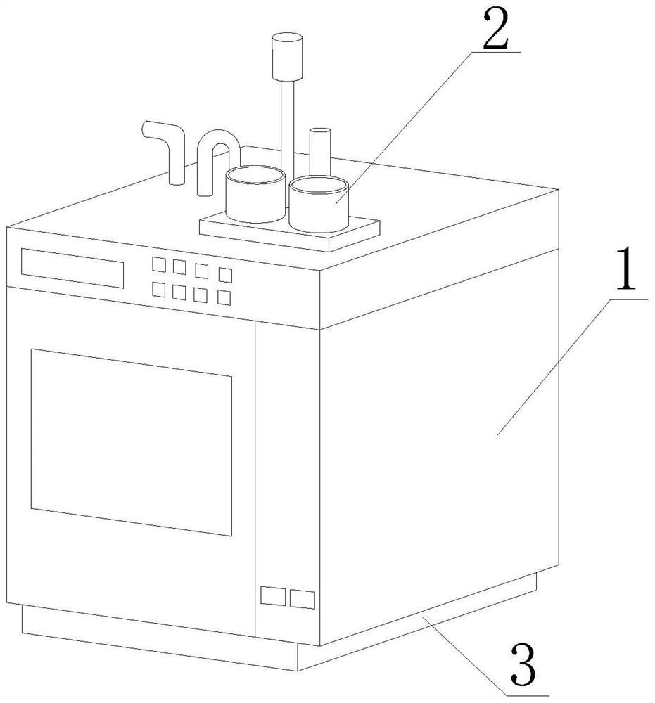 Device for rapidly extracting lead and cadmium in domestic ceramics