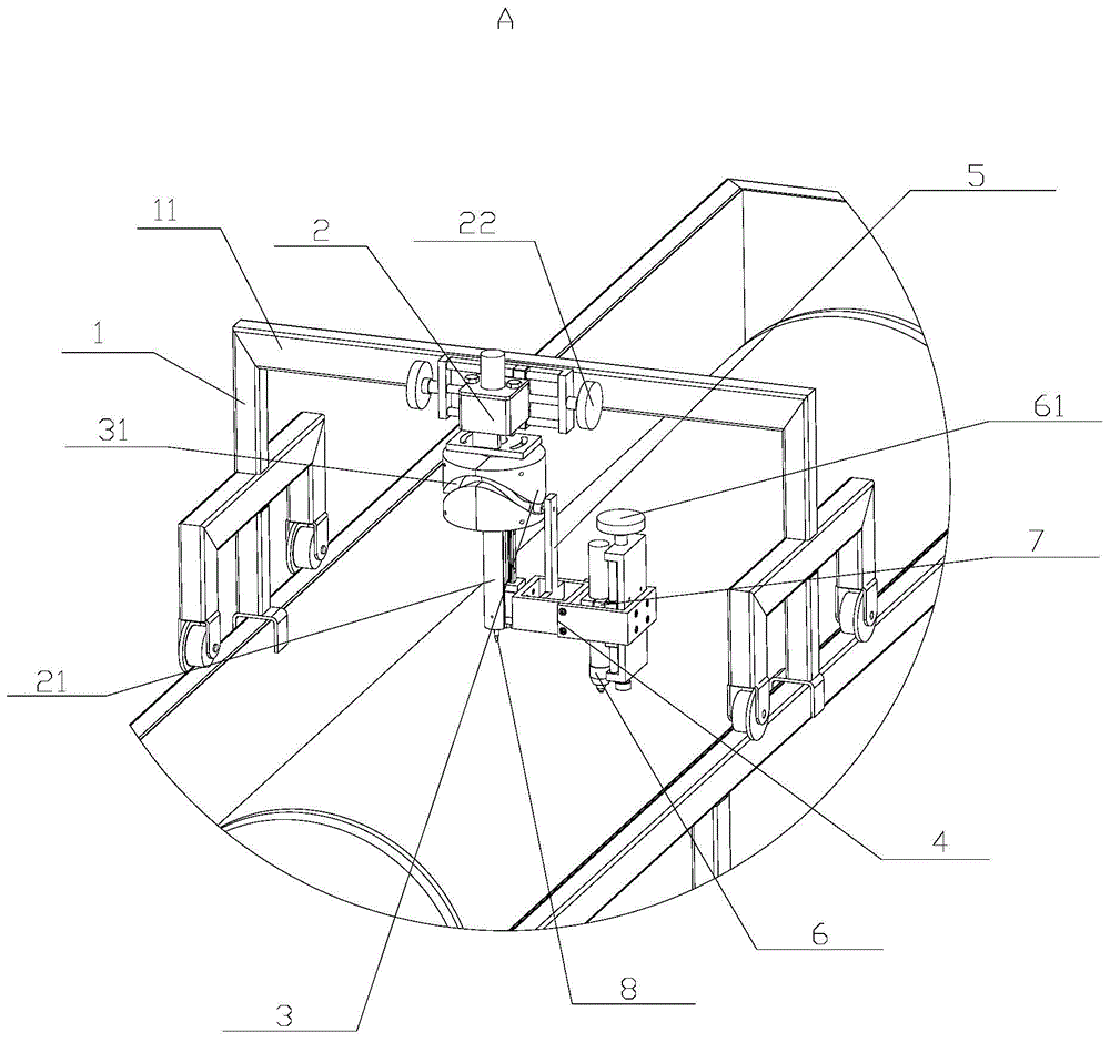 Tube body perforating tooling