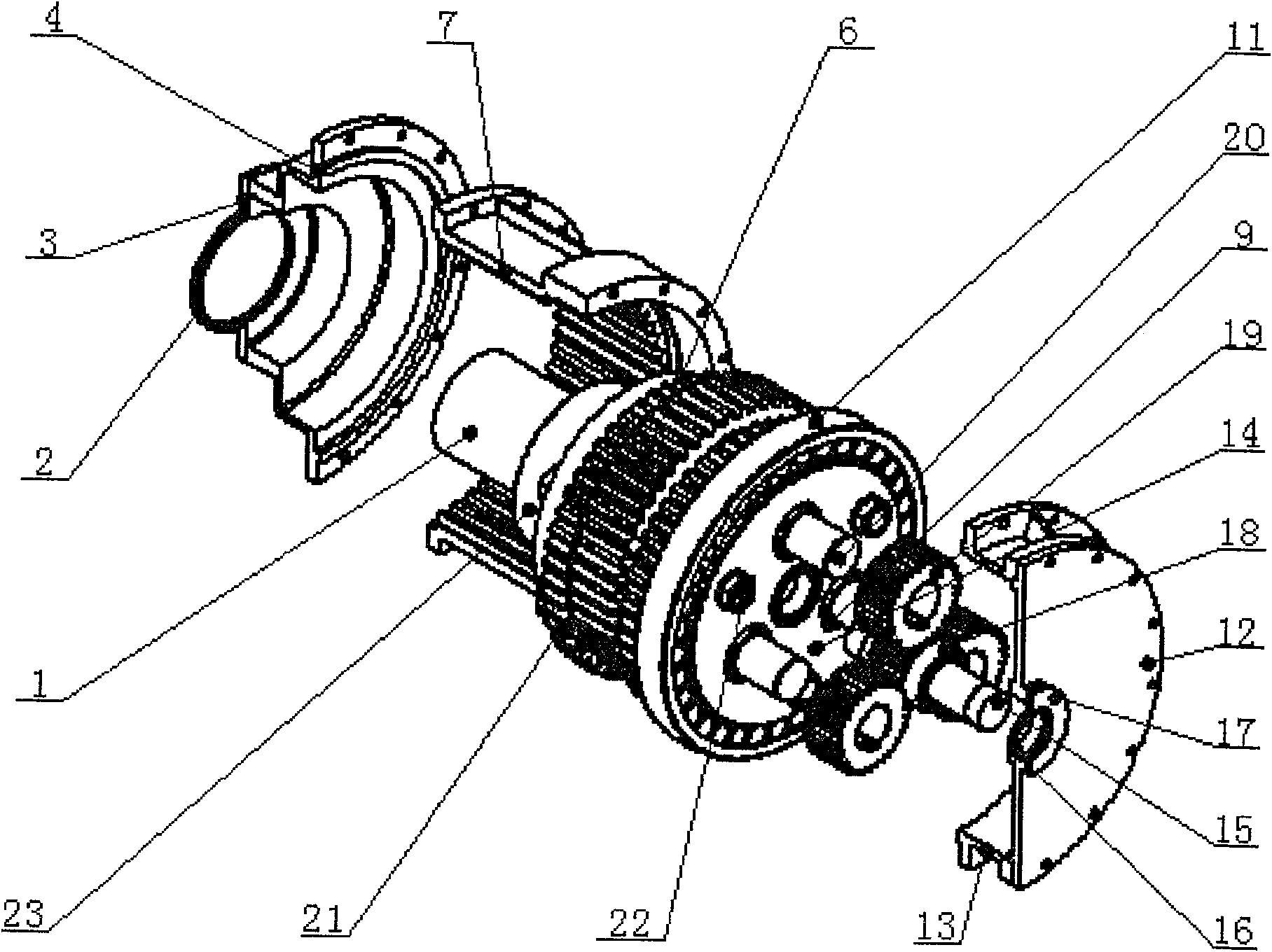 Internal tricyclic decelerator