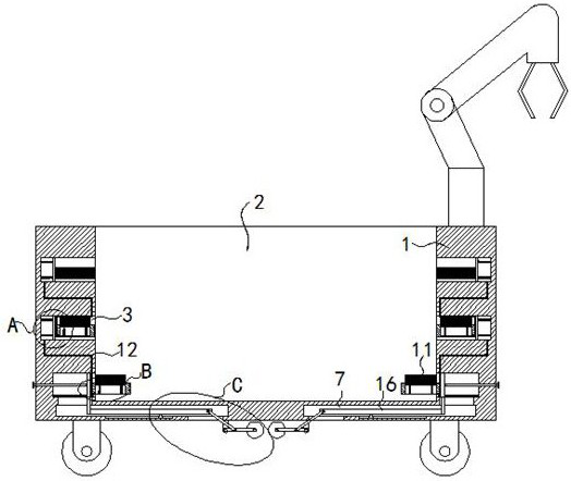 A specialized industrial robot for handling warehouse goods