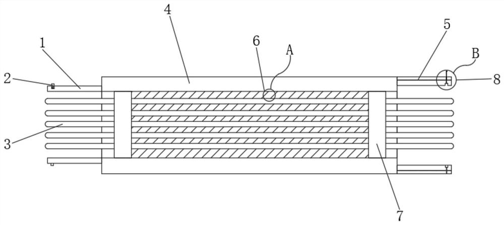 Flame-retardant moisture-proof bus duct device and use method thereof