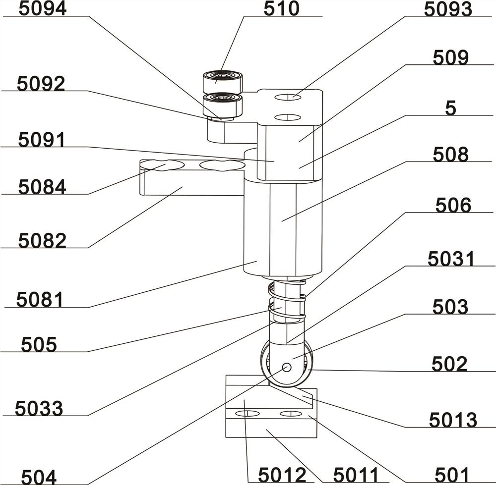 Self-centering device of thick-film resistor disc for automatic feeding and discharging of laser resistor trimming machine