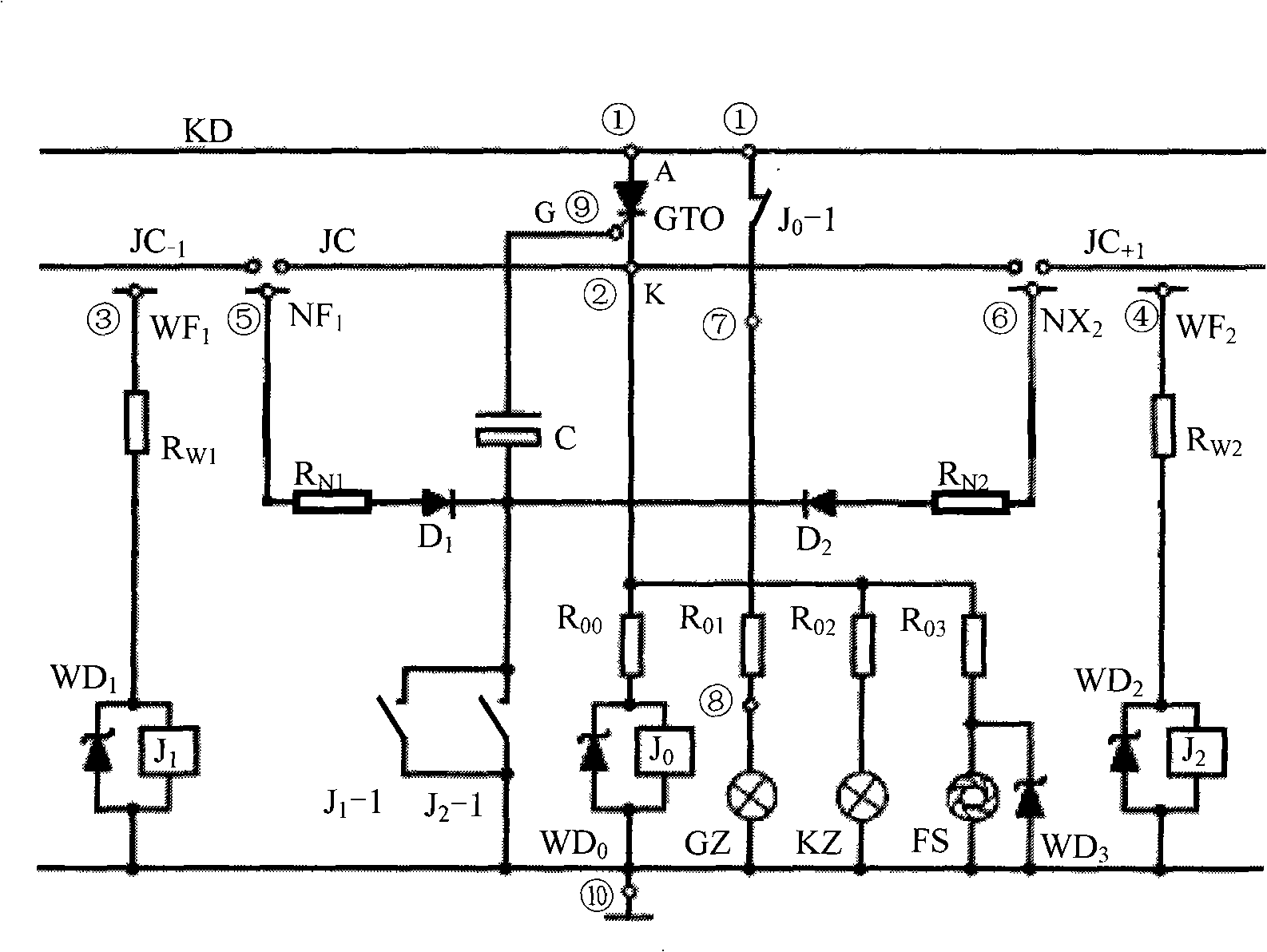 Automatic electric power supply control device of electronic electric motorcycle contact wire