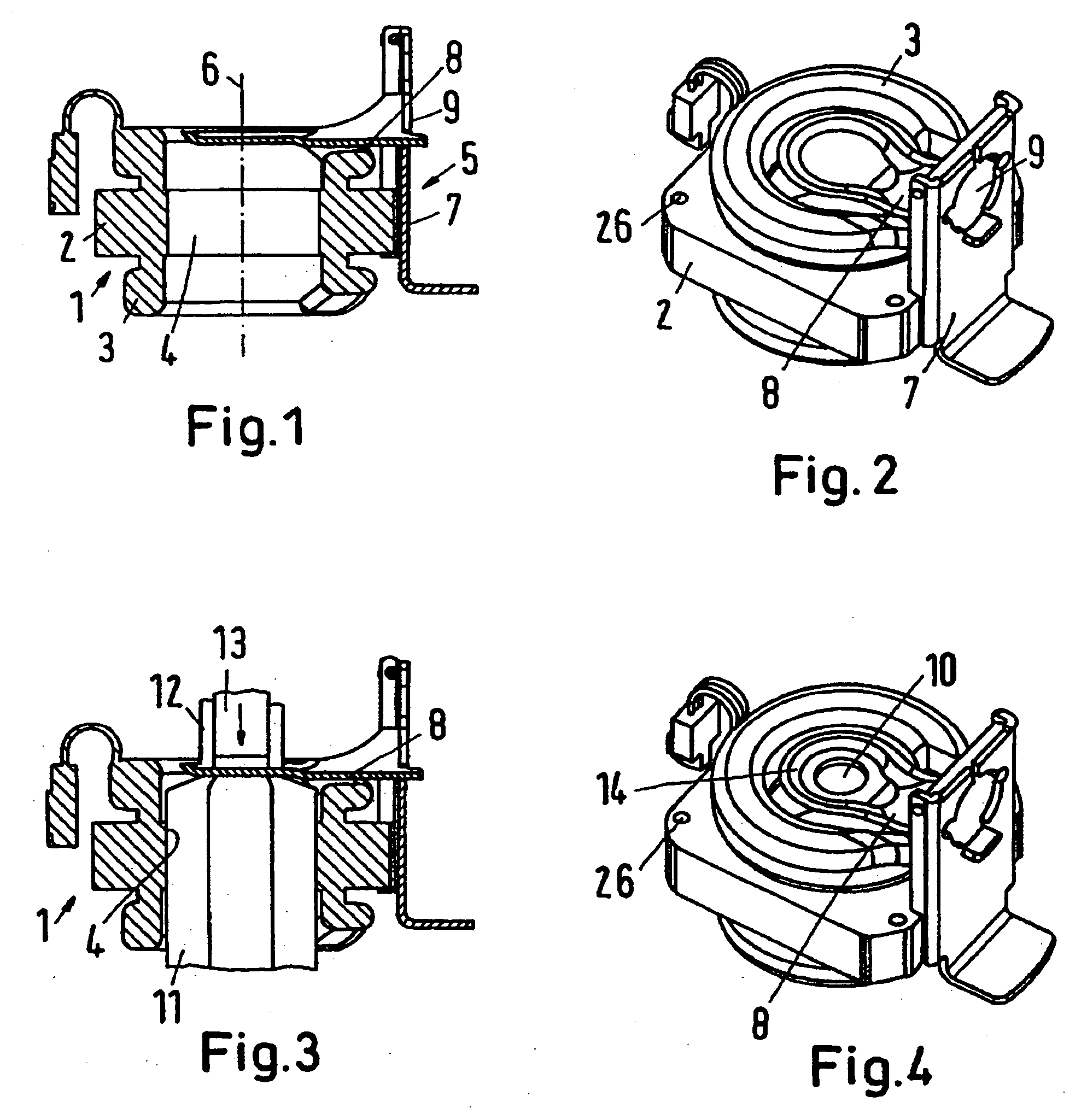 Method for mounting a drive shaft of a compressor
