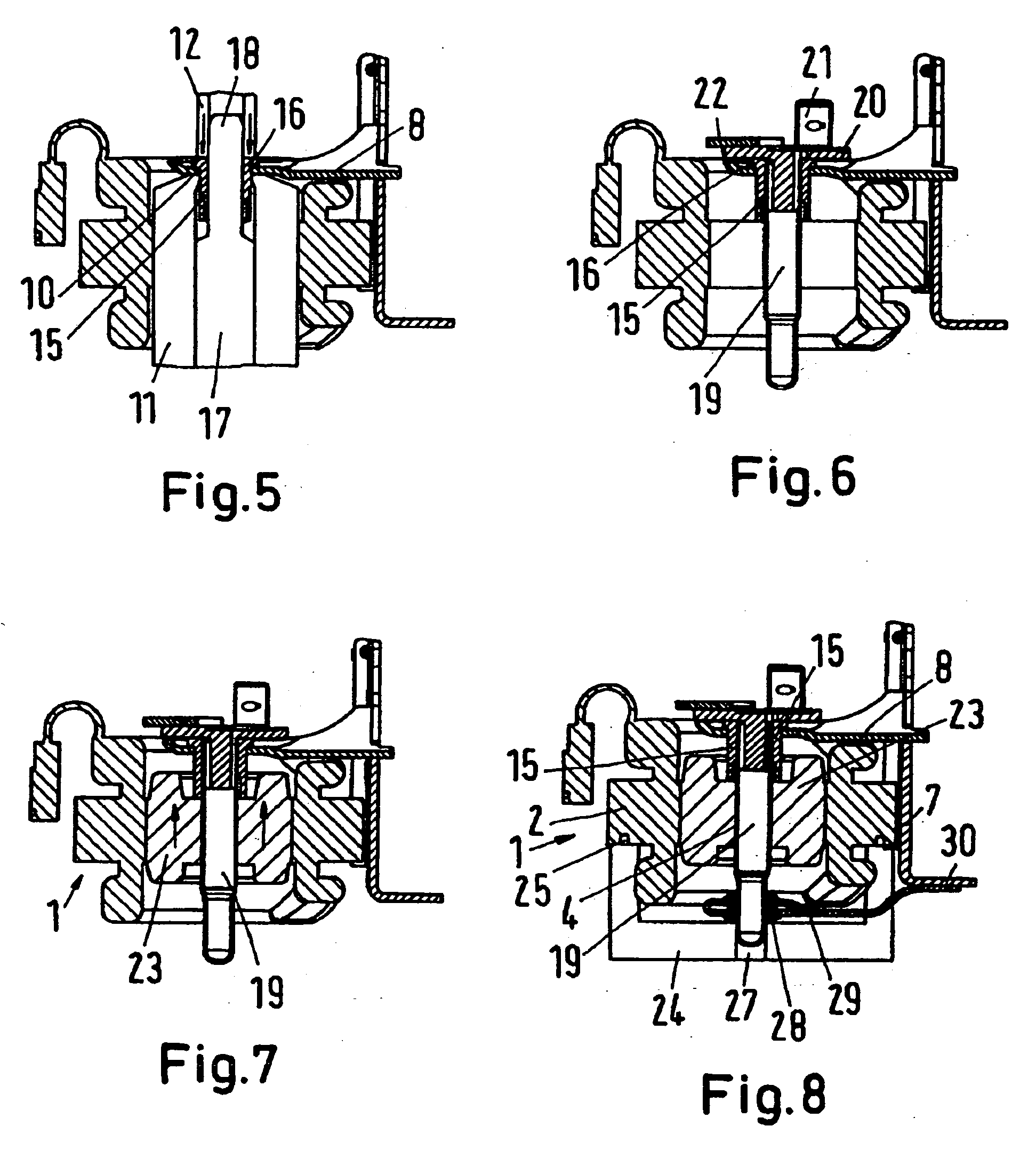 Method for mounting a drive shaft of a compressor