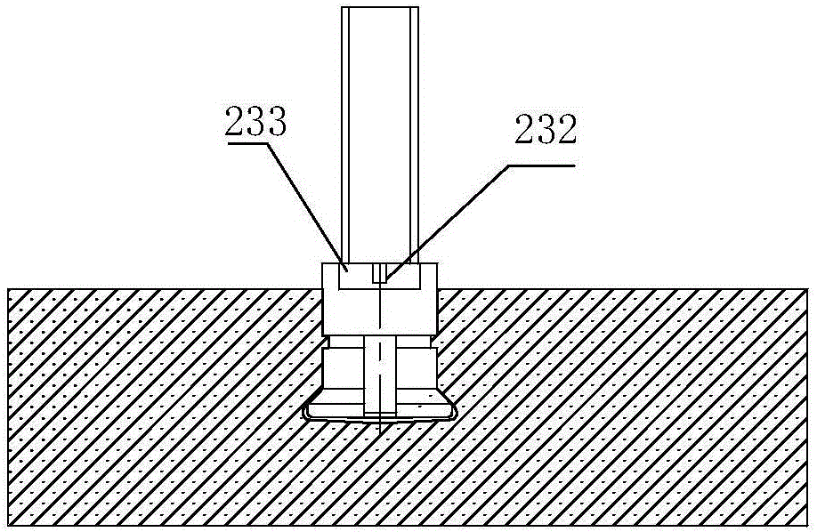 Improved screw-in type back bolt and connection structure