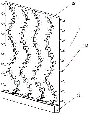 Ascending and descending isolation wall