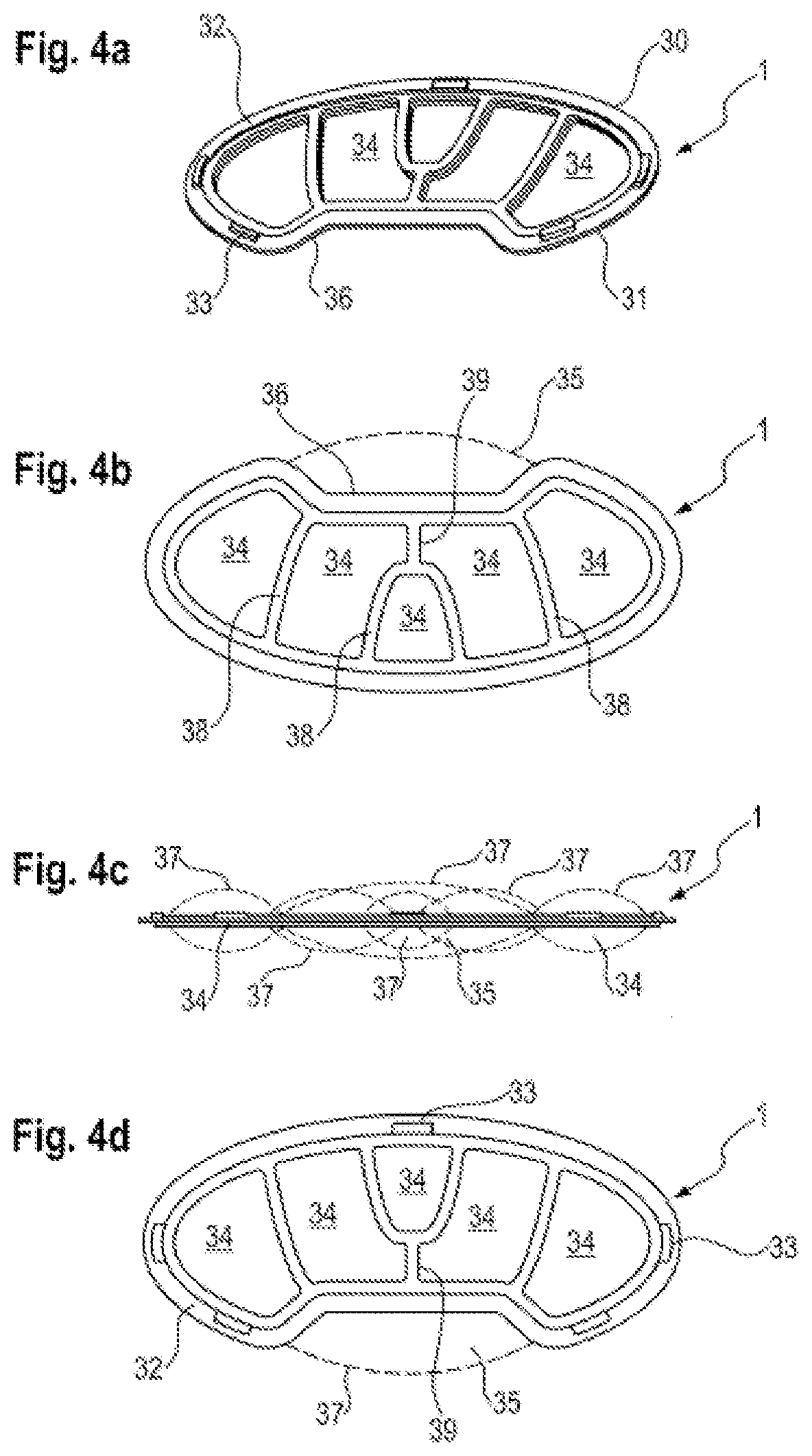 Stable Support Element For An Active Ingredient For Treating A Piece Of Clothing