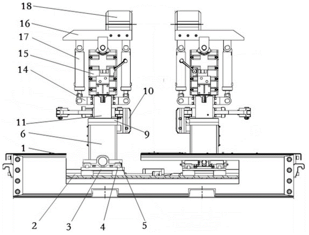 Five-freedom adjustable pipeline butt joint tooling