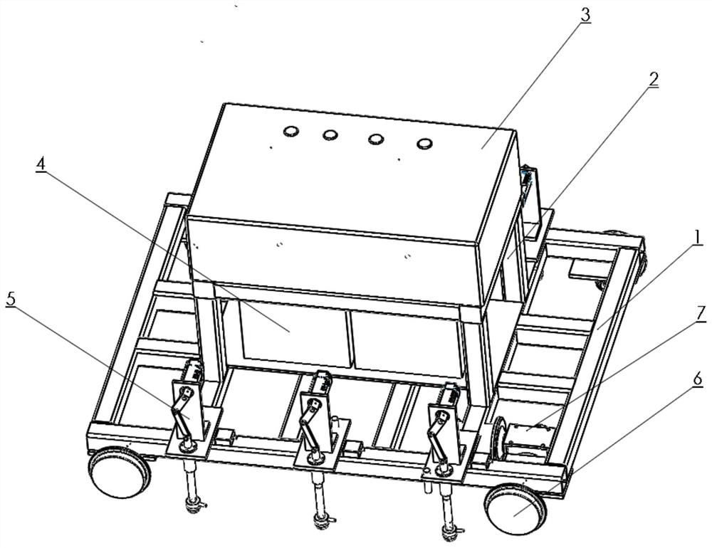 Mobile loading device for track disease identification