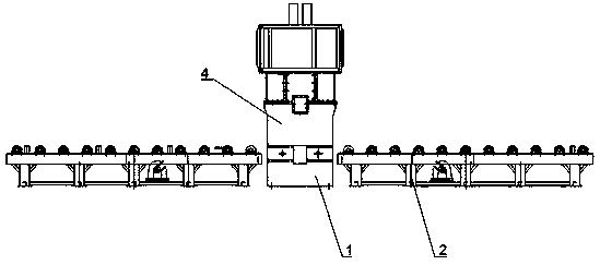 Straightening machine for butt weld of steel plate
