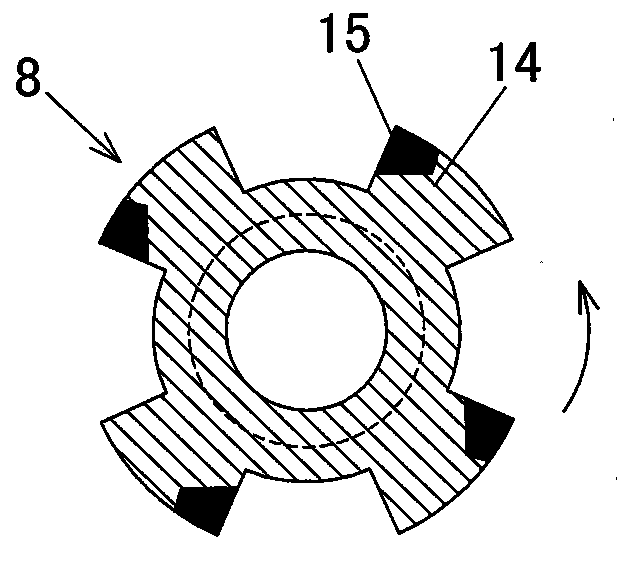 Efficient well hole trimming tool