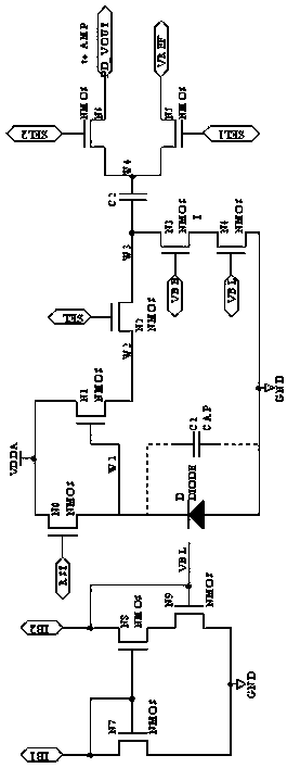 A photoelectric conversion circuit applied to mouse equipment