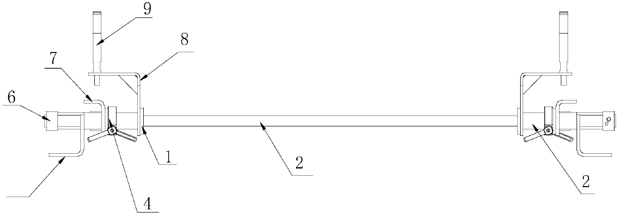 Positioning device for sheets of oil-passing conveying line