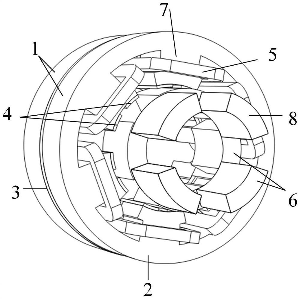 Modularized magnetic flux reversing motor