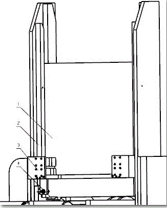 A water pipe carrying device of an automobile radiator core assembly machine