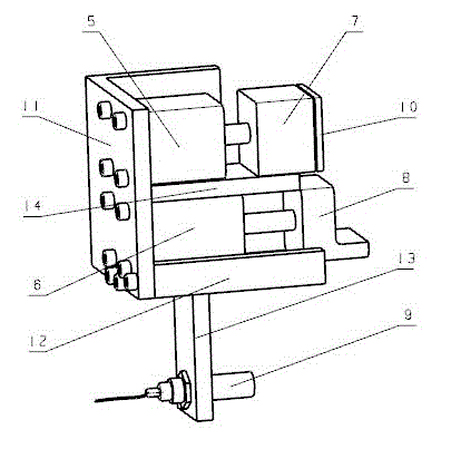 A water pipe carrying device of an automobile radiator core assembly machine