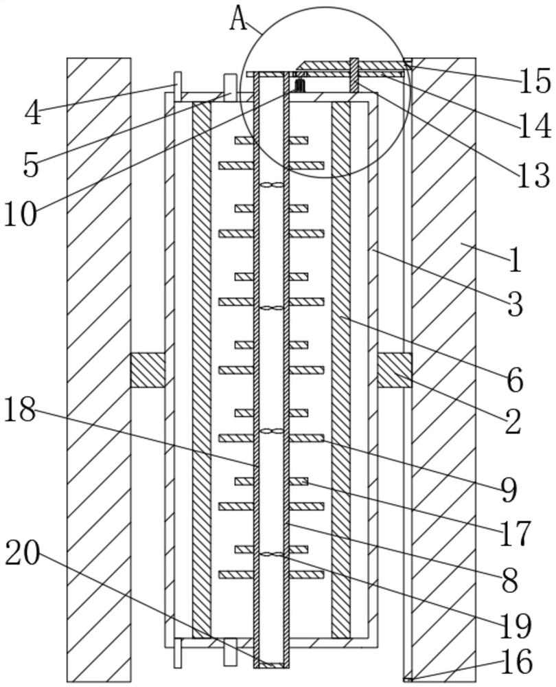 A vertical sanding mechanism for corundum abrasive