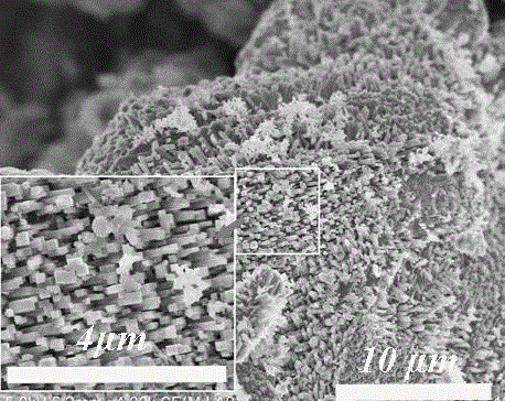 Large block porous zeolite composed of nano-crystal grains and preparation method thereof